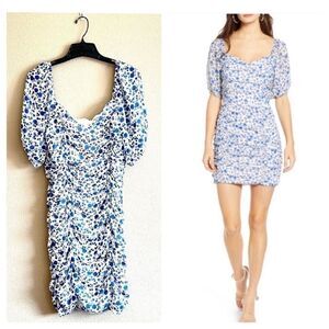 All In Favor Sasha Ruched Mini Dress